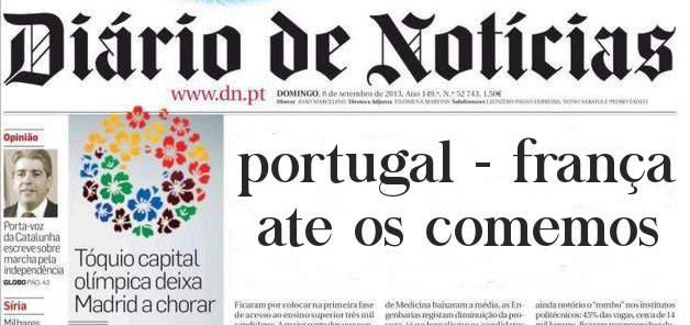 portugal - frança ate os comemos