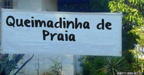 Queimadinha de Praia 
