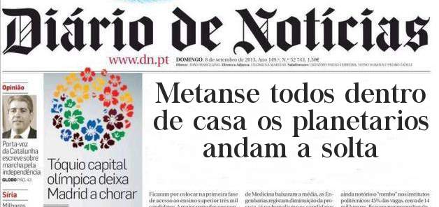 Metanse todos dentro de casa os planetarios andam a solta 