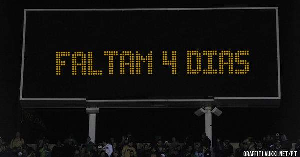 Faltam 4 dias
