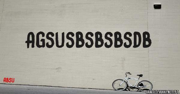 Agsusbsbsbsdb