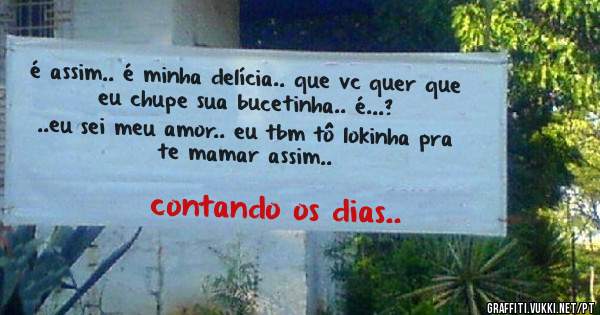 é assim.. é minha delícia.. que vc quer que eu chupe sua bucetinha.. é...?
..eu sei meu amor.. eu tbm tô lokinha pra te mamar assim..