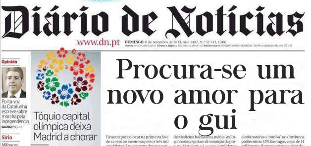 Procura-se um novo amor para o gui
