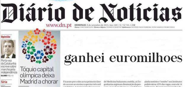 ganhei euromilhoes