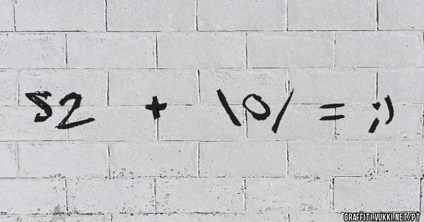 S2  +  \o/ = ;)