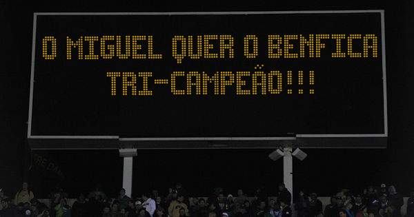 O Miguel quer o BENFICA TRI-CAMPEÃO!!!