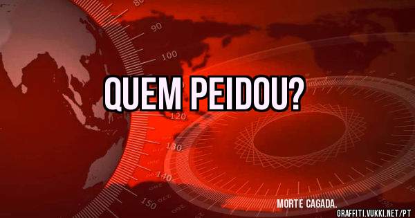 quem peidou?