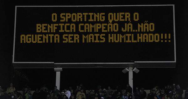 O sporting quer o Benfica Campeão já..não aguenta ser mais humilhado!!!