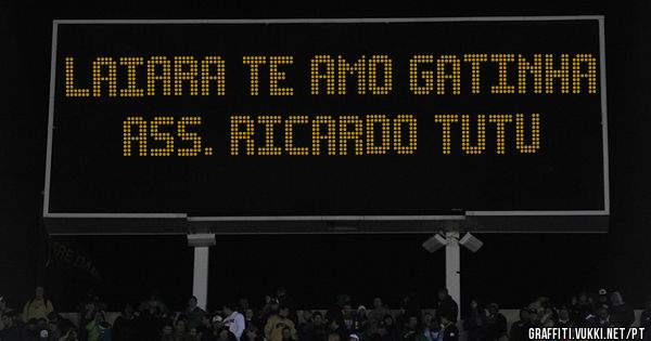 Laiara te amo gatinha Ass. Ricardo TUTU