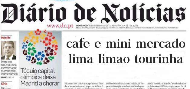 cafe e mini mercado lima limao tourinha 