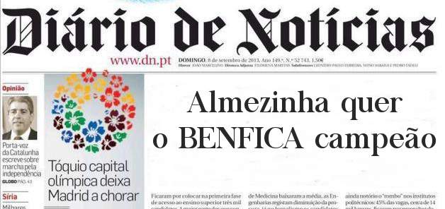 Almezinha quer o BENFICA campeão 