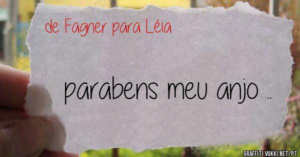 parabens meu anjo ..