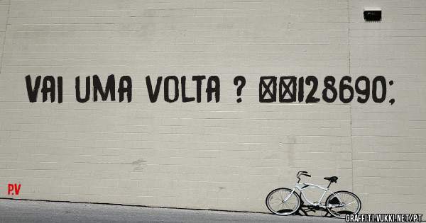 Vai uma volta ? 🚲