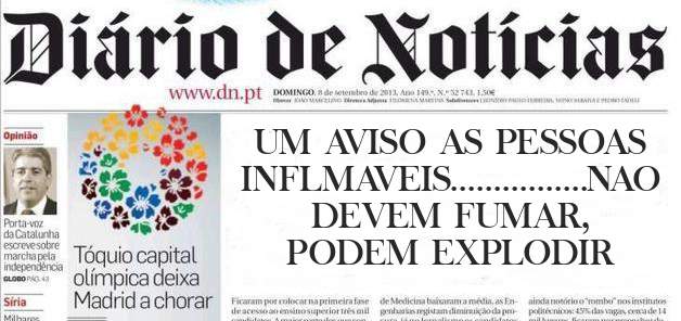UM AVISO AS PESSOAS    INFLMAVEIS................NAO DEVEM FUMAR, PODEM EXPLODIR