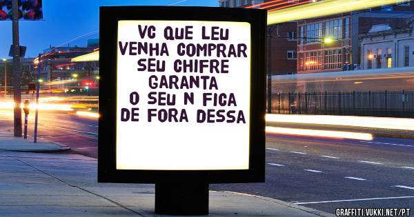 vc que leu venha comprar seu chifre garanta o seu n fica de fora dessa
