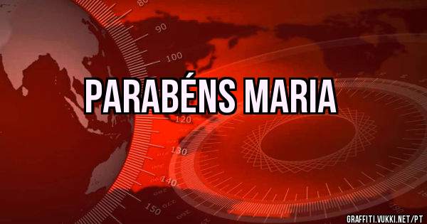 Parabéns Maria