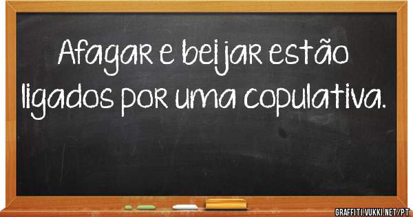 Afagar e beijar estão ligados por uma copulativa.