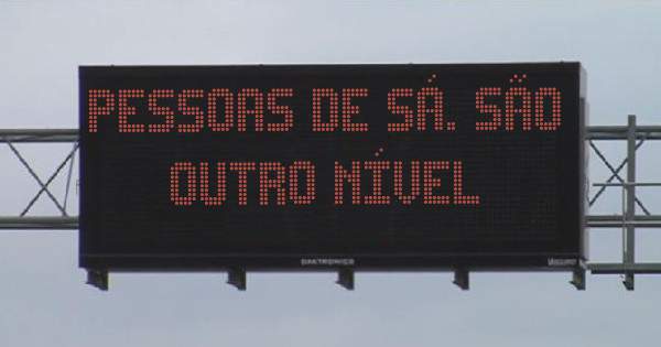 Pessoas de SÁ. são outro nível 