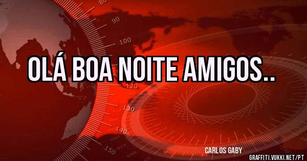 Olá boa noite amigos..