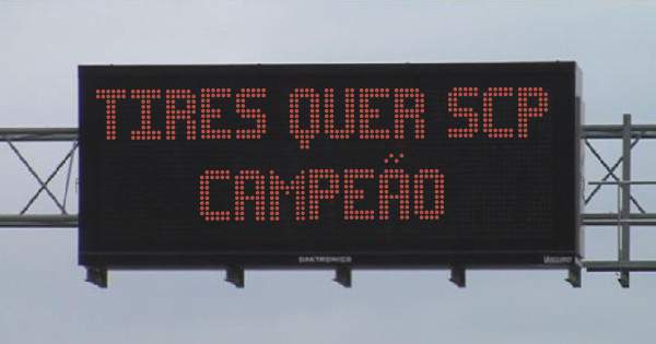 Tires quer SCP campeão
