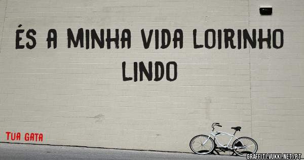 És a minha vida loirinho lindo