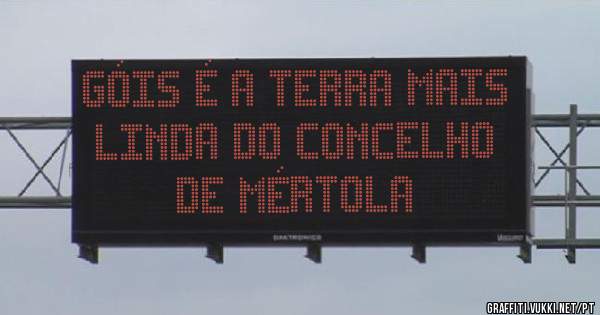 Góis é a terra mais linda do concelho de Mértola 