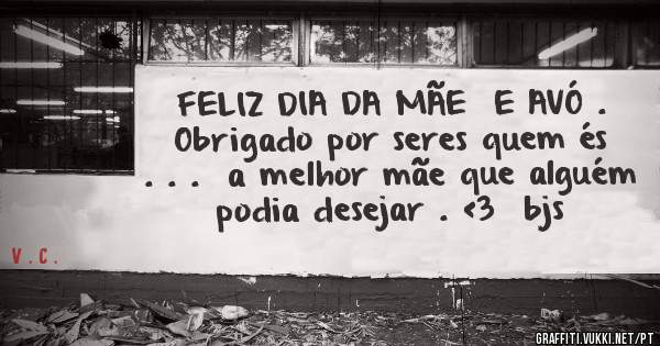 FELIZ DIA DA MÃE  E AVÓ . Obrigado por seres quem és . . .  a melhor mãe que alguém podia desejar . <3  bjs 