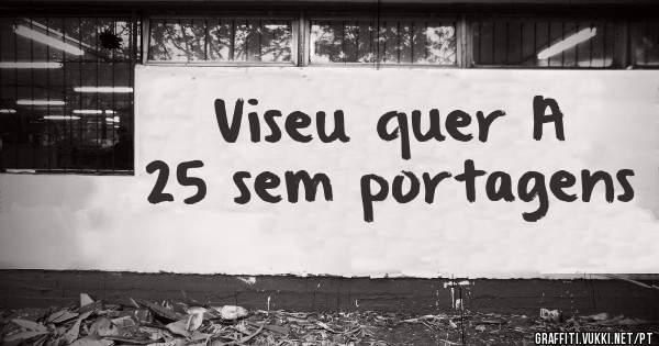 Viseu quer A 25 sem portagens 