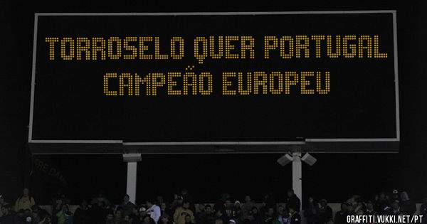 TORROSELO quer Portugal campeão europeu 
