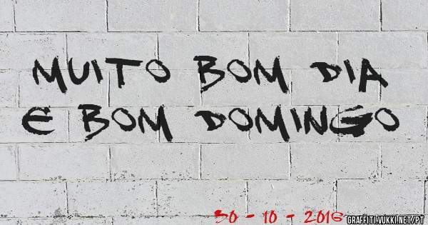 MUITO BOM DIA E BOM DOMINGO