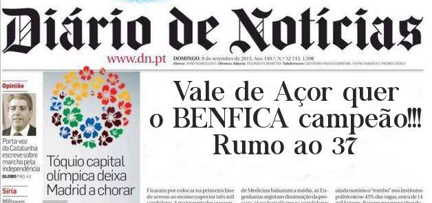 Vale de Açor quer o BENFICA campeão!!! Rumo ao 37