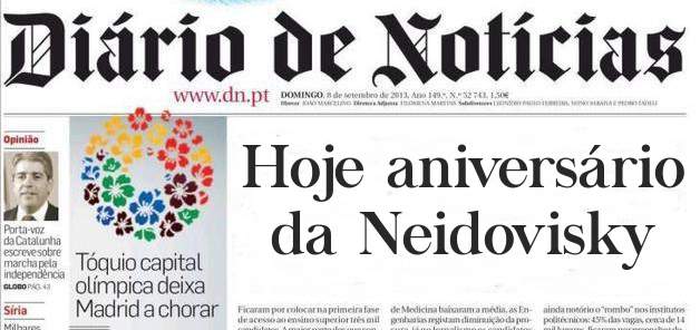 Hoje aniversário da Neidovisky