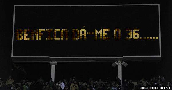 Benfica dá-me o 36......