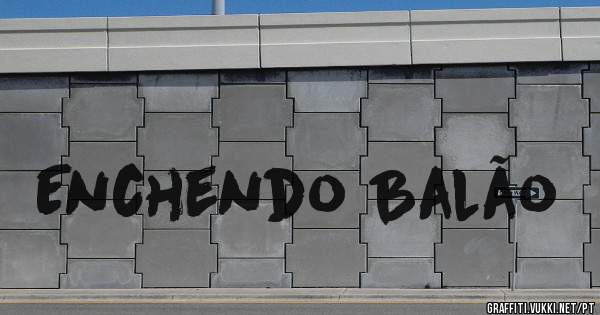 Enchendo Balão