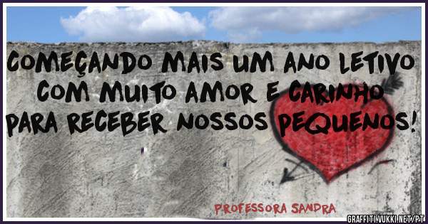Começando mais um ano letivo com muito amor e carinho para receber nossos pequenos!