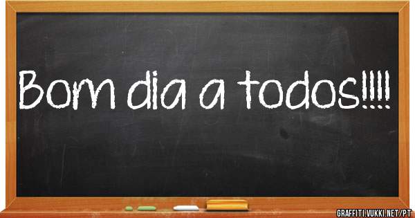 Bom dia a todos!!!!