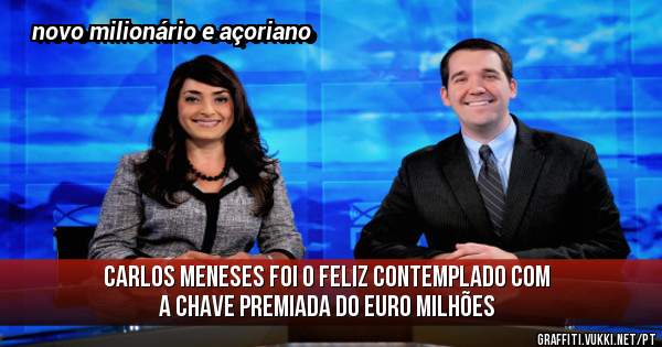 Carlos meneses foi o feliz contemplado com a chave premiada do euro milhões
