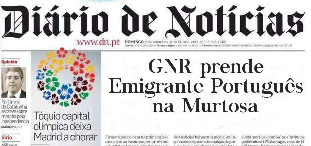 GNR prende Emigrante Português  na Murtosa