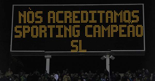 Nòs acreditamos
Sporting campeão  SL 