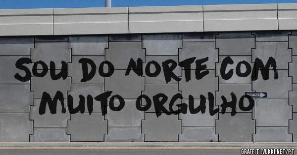 Sou do Norte com muito orgulho 