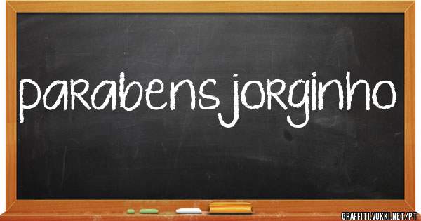parabens jorginho
