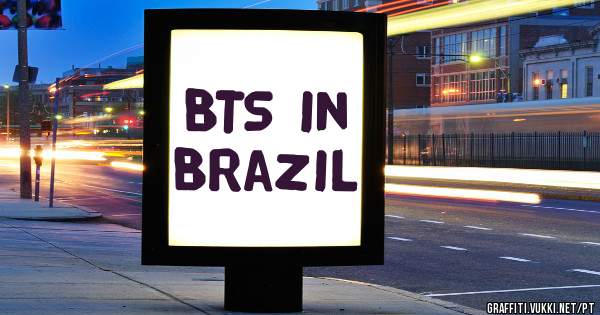 BTS in Brazil
