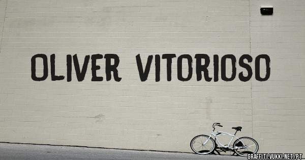 Oliver vitorioso