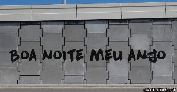 Boa noite meu anjo 