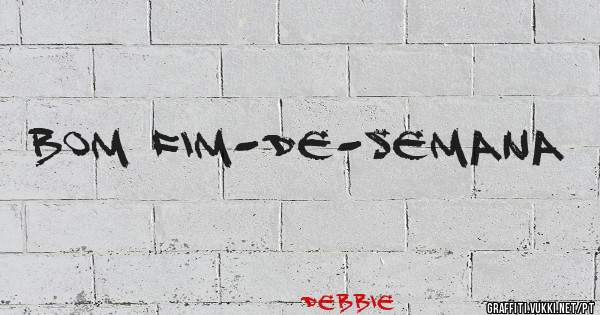 Bom Fim-de-Semana