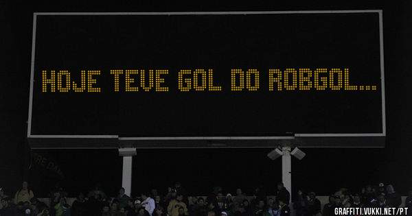 Hoje teve gol do Robgol...