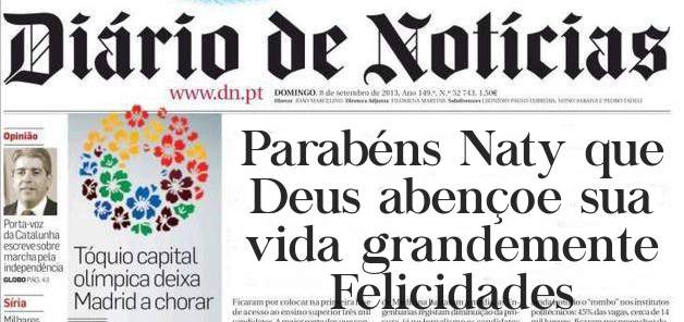 Parabéns Naty que Deus abençoe sua vida grandemente Felicidades 