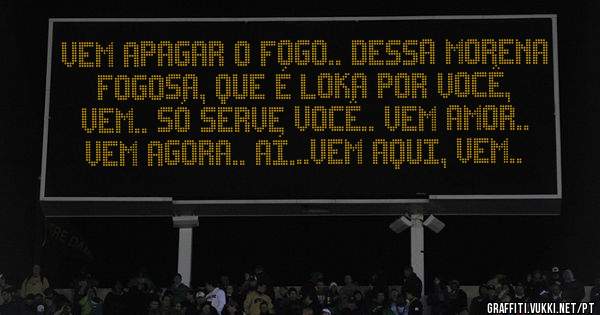 vem apagar o fogo.. dessa morena fogosa, que é loka por você, vem.. só serve você.. vem amor.. vem agora.. aí...vem aqui, vem.. 