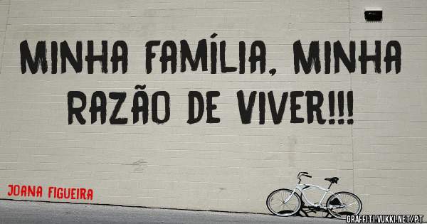 Minha Família, Minha Razão de Viver!!!