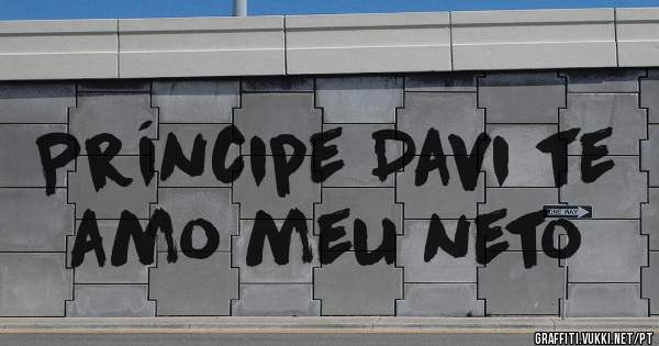 Príncipe Davi te amo meu neto 